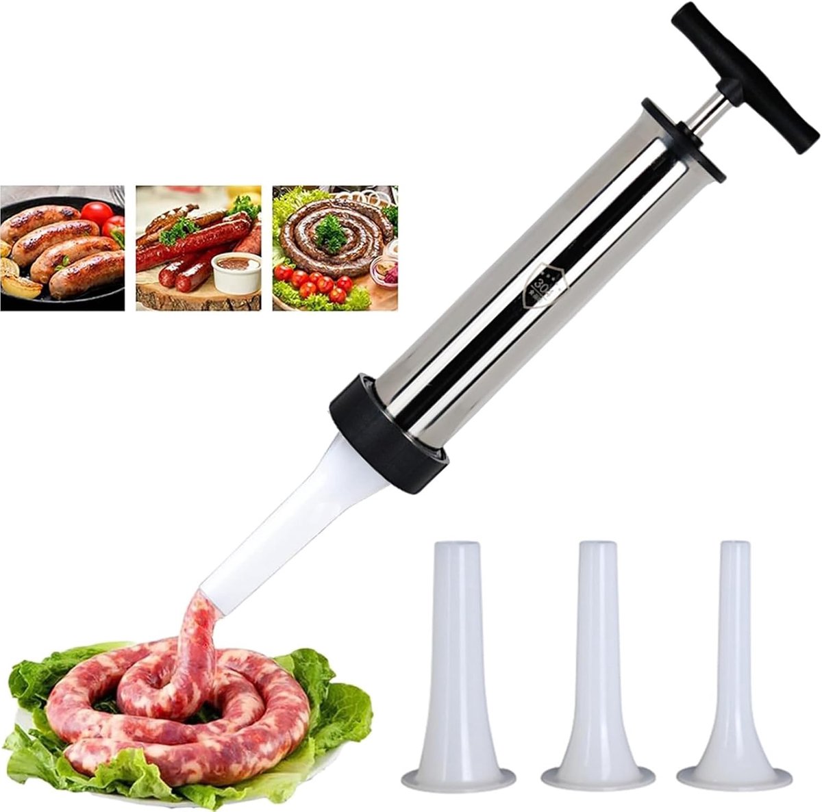 Manual sausage filling machine, 304 stainless steel, sausage filling machine, sausage filling machine, sausage filling - ShopVlot