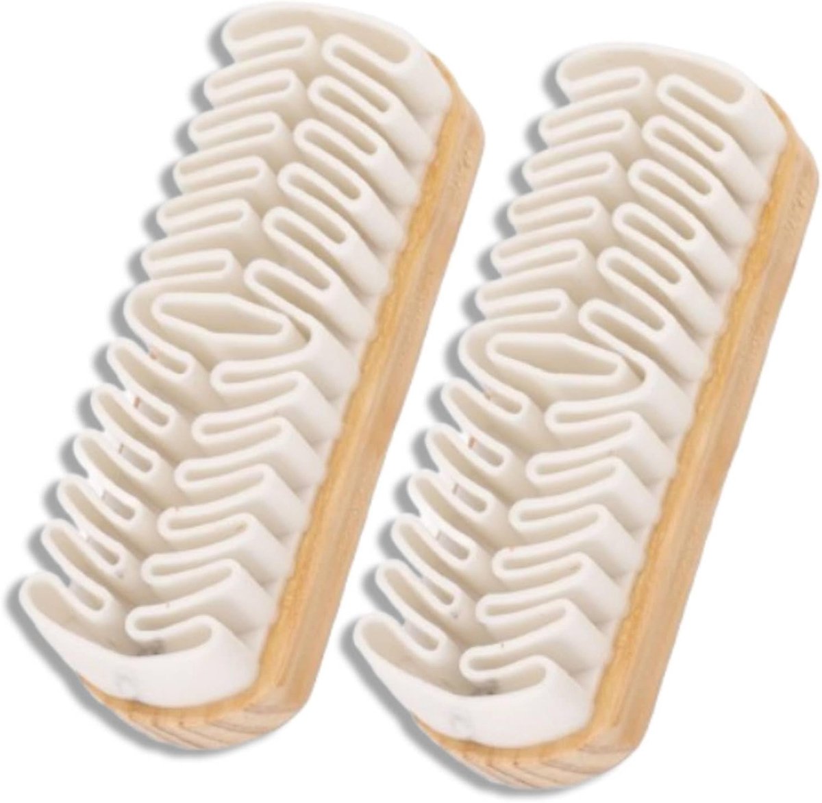 Suède schoenreiniger, 2 stuks, suède borstels, crêpeborstel, suède gum, schoenborstel van zachte siliconen, voor het - ShopVlot