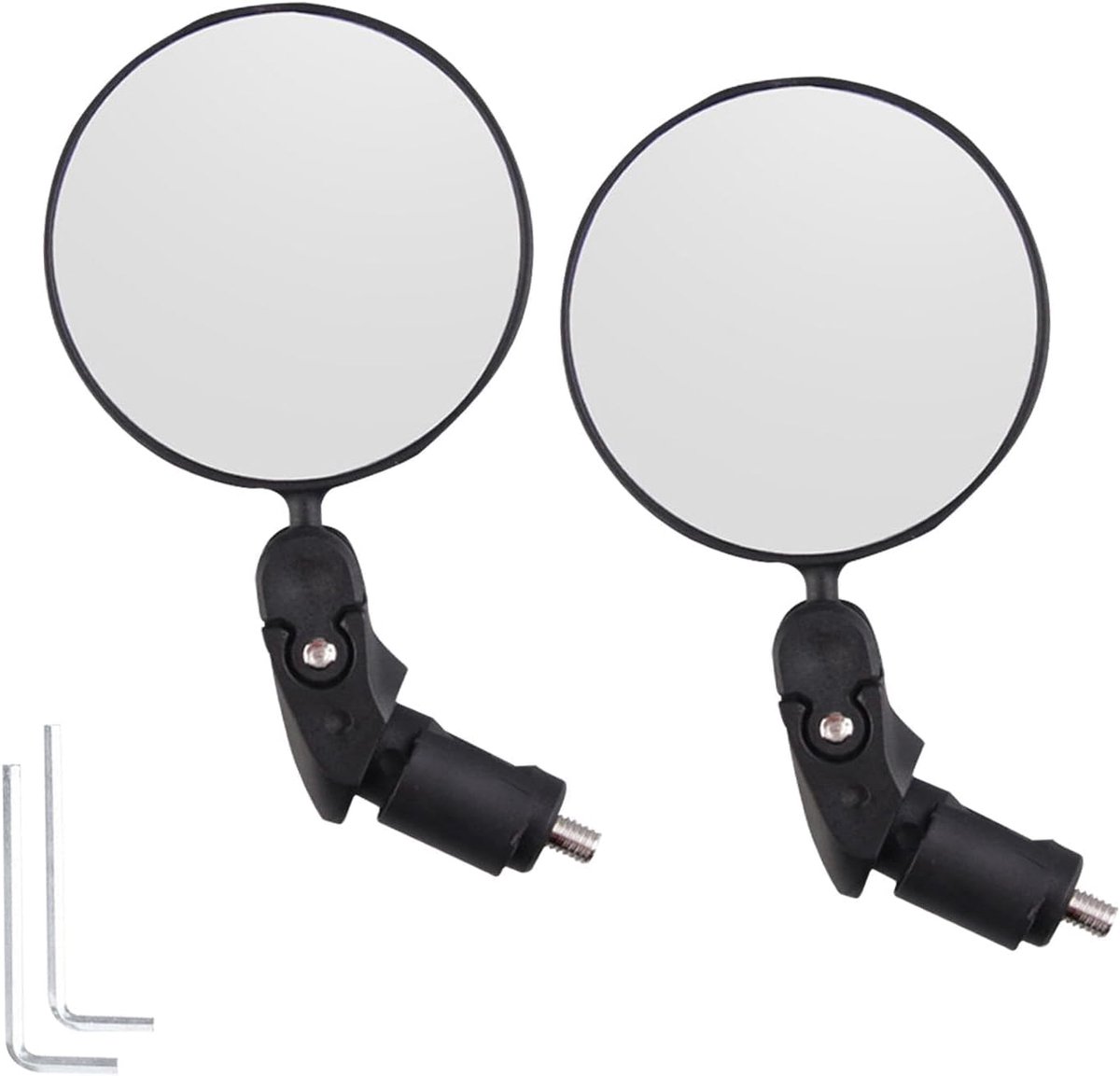 Bicycle Mirror, 360° Rotatable, Environmentally Friendly and Durable ABS Material, Universal Handlebar Mount (17.4 - ShopVlot