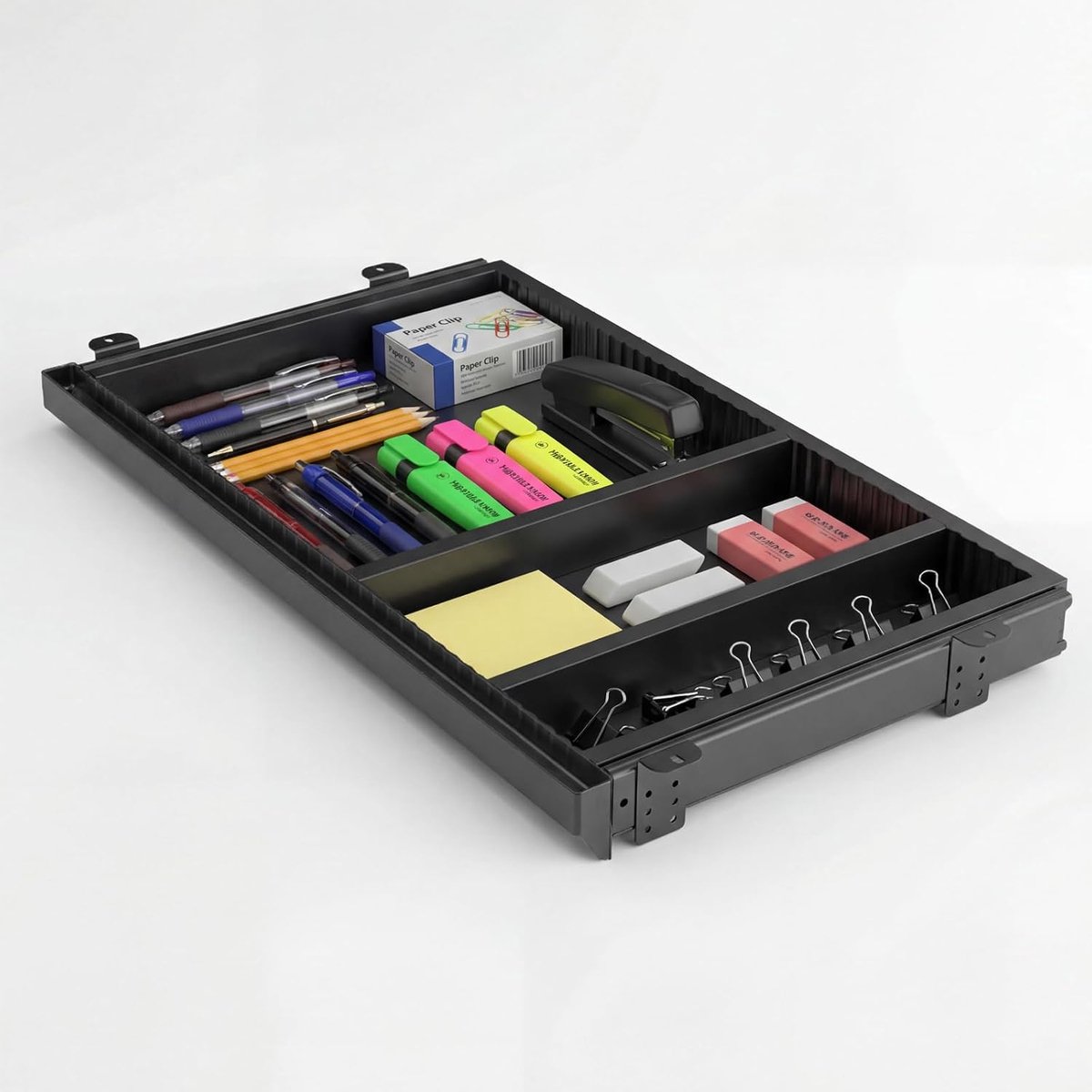 Lade voor het bureau, lade, bureau-organizer voor kantoor, thuis, werkplaats, 550 x 350 x 40 mm - ShopVlot