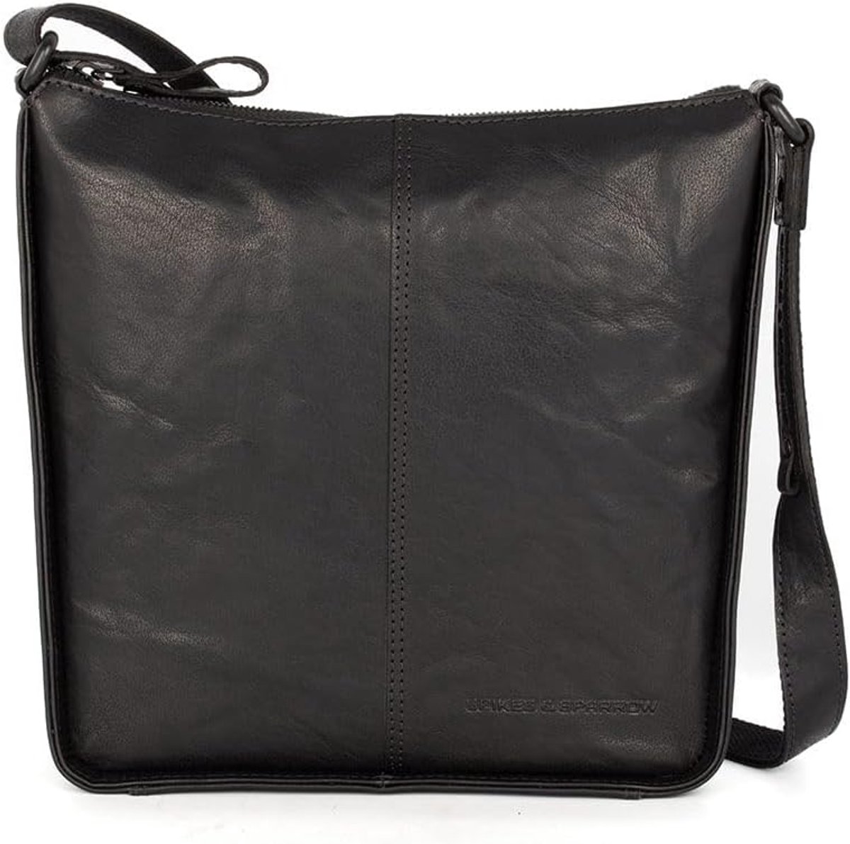 Leather Cross body Titia, Black - ShopVlot