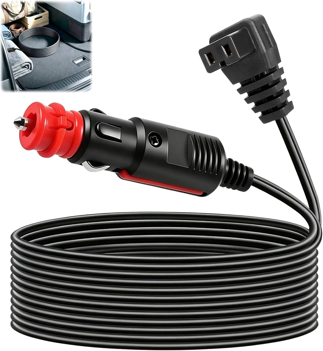 12 V stroomkabel voor auto, koelbox, 3,5 m, voor Dometic Alpicool ARB - ShopVlot