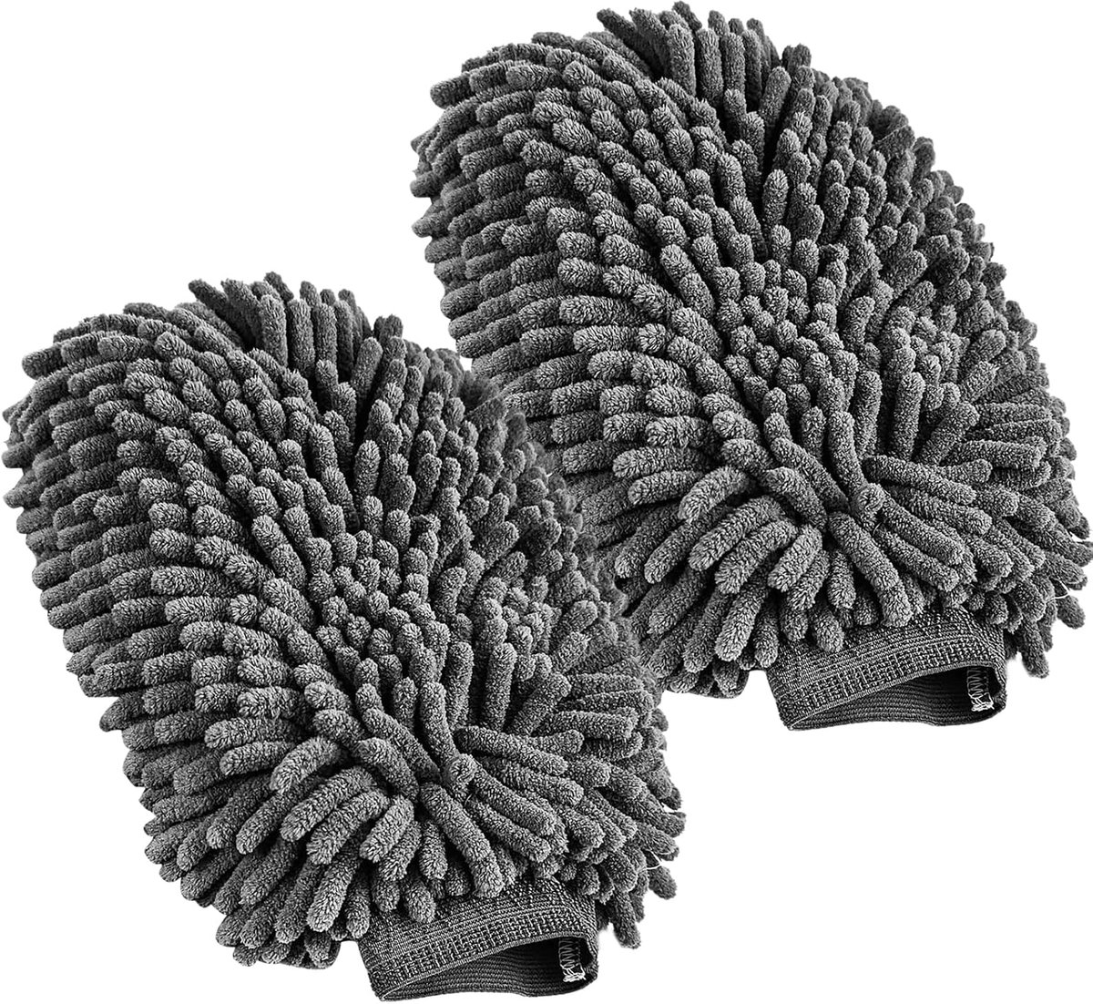 Set washandje voor de auto, chenille, microvezel, extra absorberend en zacht - ShopVlot
