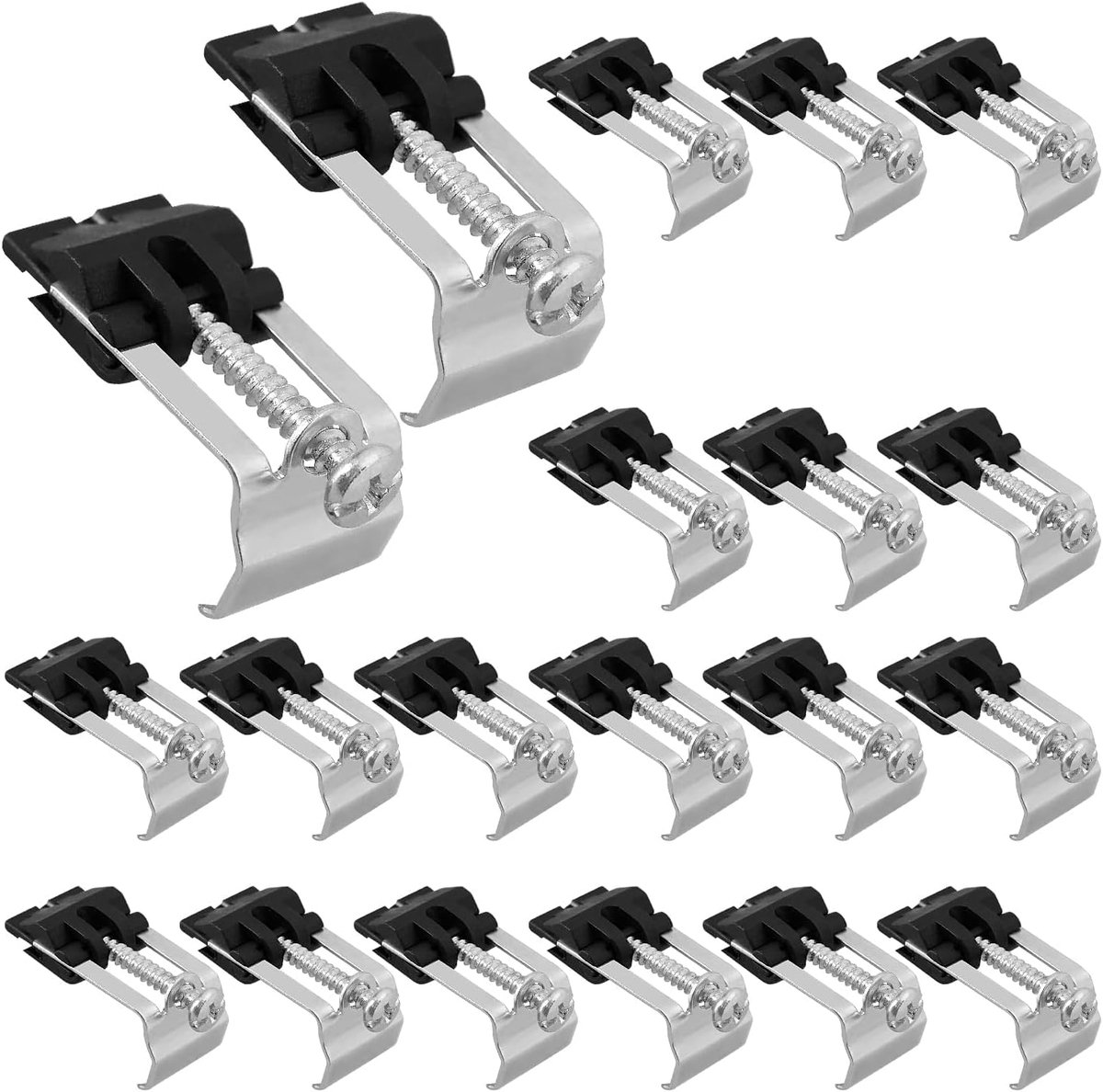 20 Pcs Mounting Clips Installation Flush Sink Clips, Kitchen Sink Clips, Accessories for Bathroom Bathroom Shower - ShopVlot