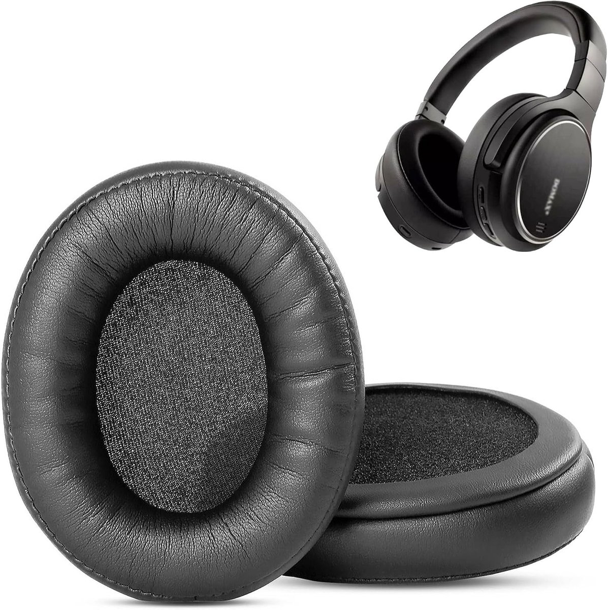 Ear Pads Compatible with DOMAX M1 M1 Headphones Ear Pads Replacement Pad (Protein Leather/Memory Foam) - ShopVlot