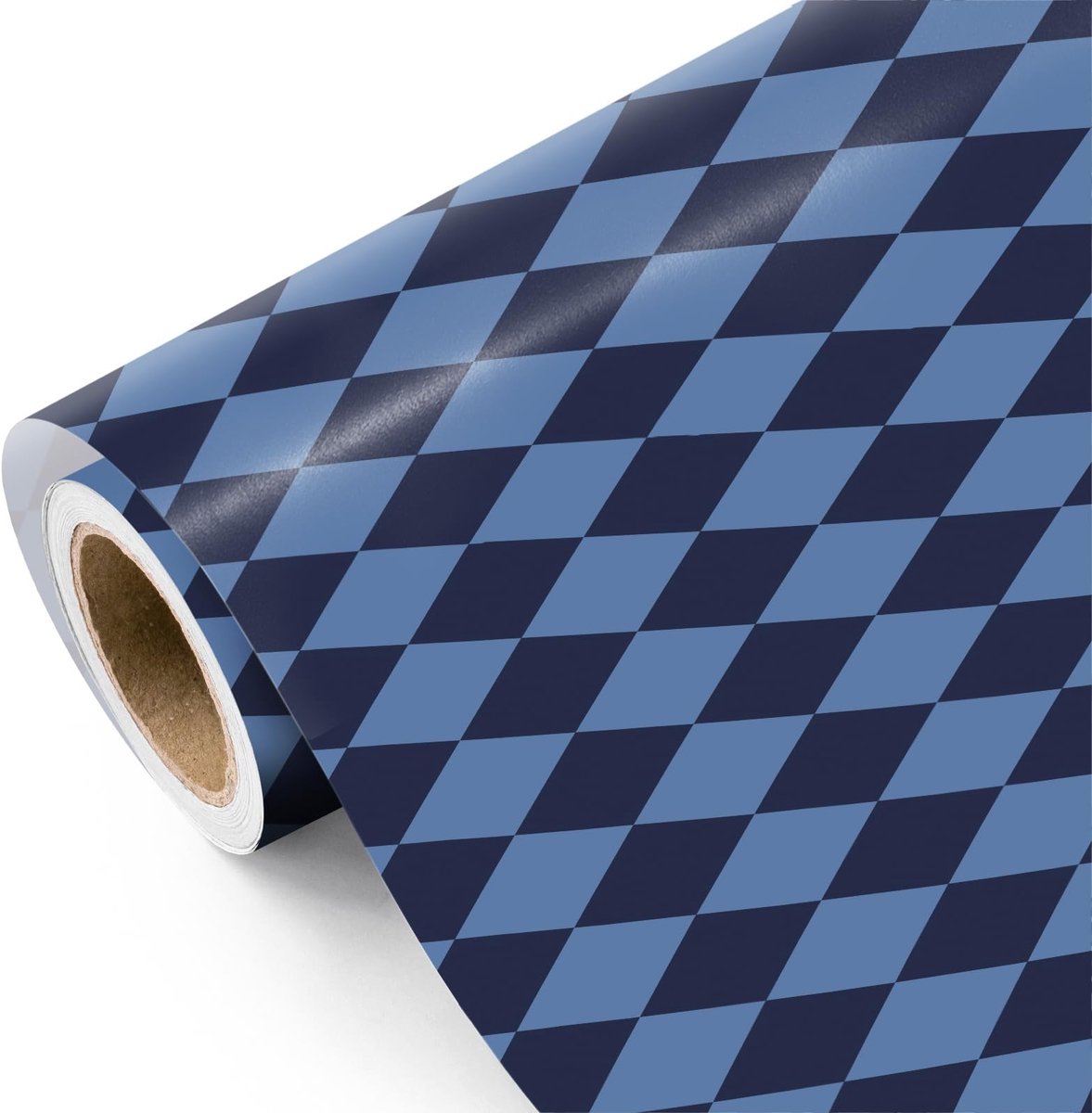 Solidchoice - Marineblauw Inpakpapier Rol voor Cadeaus