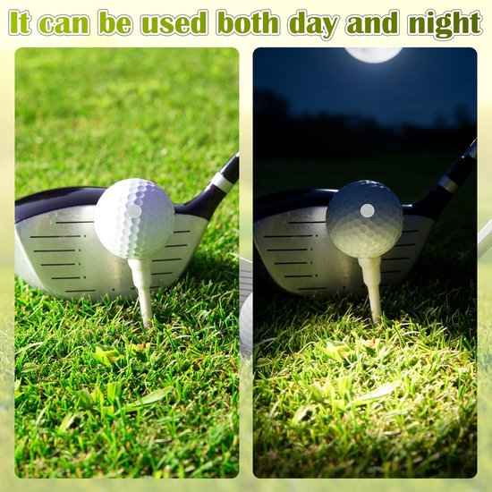 Reflecterende stickers voor golfballen - 300 stuks voor golfsimulators, swinganalyse en balmarkering van Merkloos — afbeelding 3