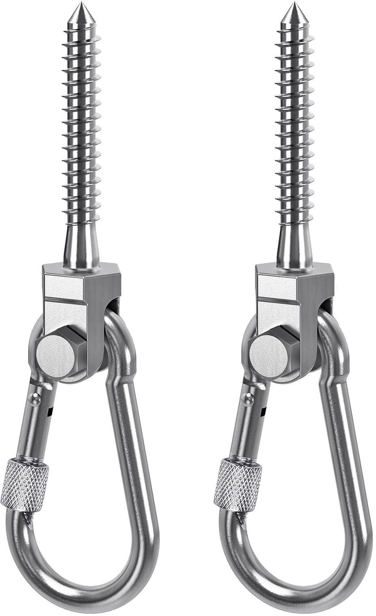Solidchoice - Set van 2 Hangende Haakjes voor Schommels