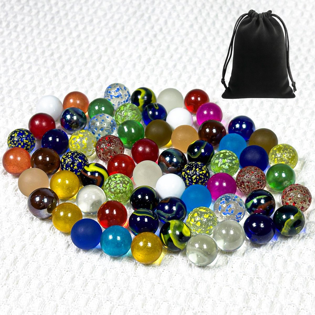 Solidchoice - Set van 70 Kleurige Glazen voor Creatief Spel