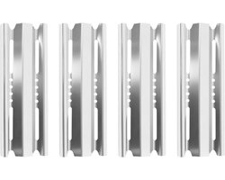 BBQ aroma rails 40 cm - RVS brandercover - Geschikt voor Broil King Baron 320-590 - Verhoog je grillresultaat - m-winkel