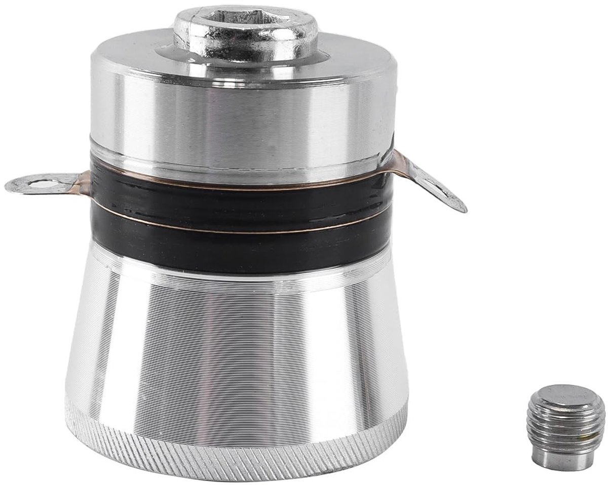 Ultrasone Transducer - Reinigingsonderdeel - Efficiënte Reiniging - 60W 40KHz Kracht - 40x55mm - Zilver