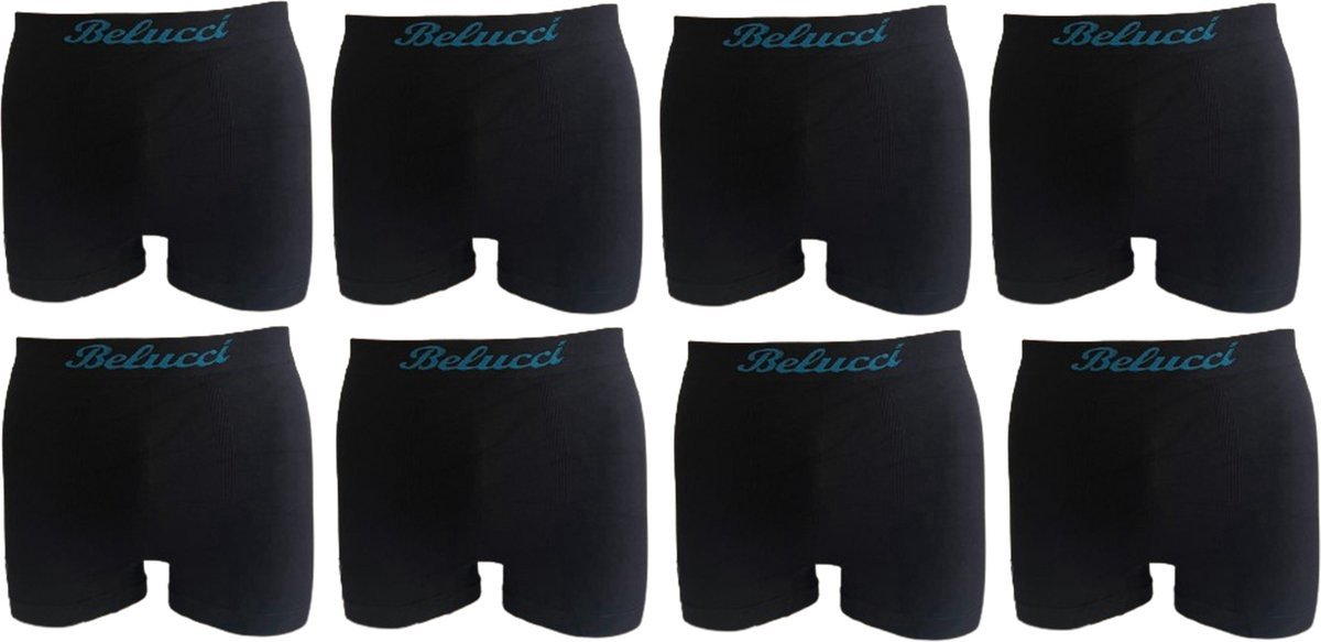 Heren boxershorts Belucci - Zwart - XL/XXL