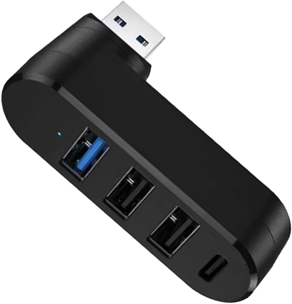 Solidchoice - USB Hub met 4 Poorten en USB-C Aansluiting