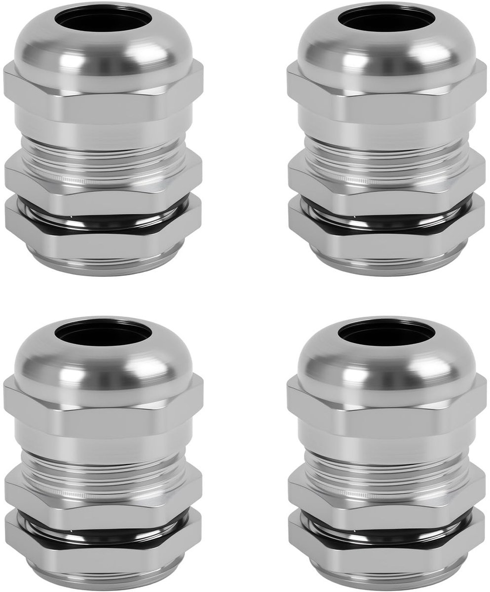 Solidchoice - 4 Stuks PG11 Metalen Kabelschoen IP68