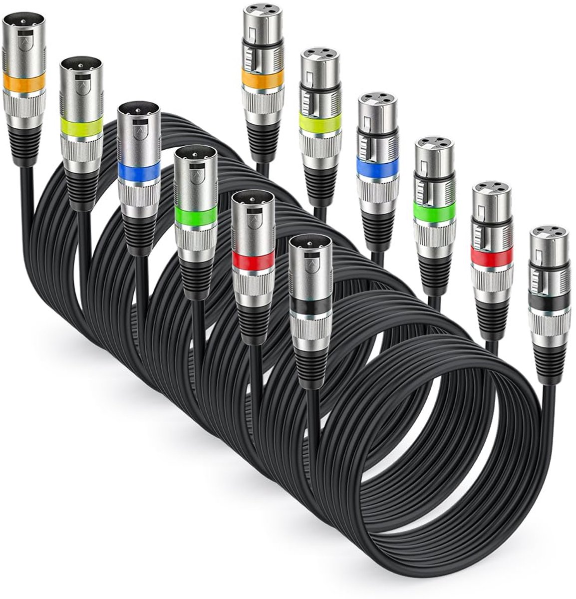 XLR Microfoon Kabel 1 m - 3 Pin Symmetrisch - Hoge geluidskwaliteit - Ideaal voor mengpaneel - ShopVlot