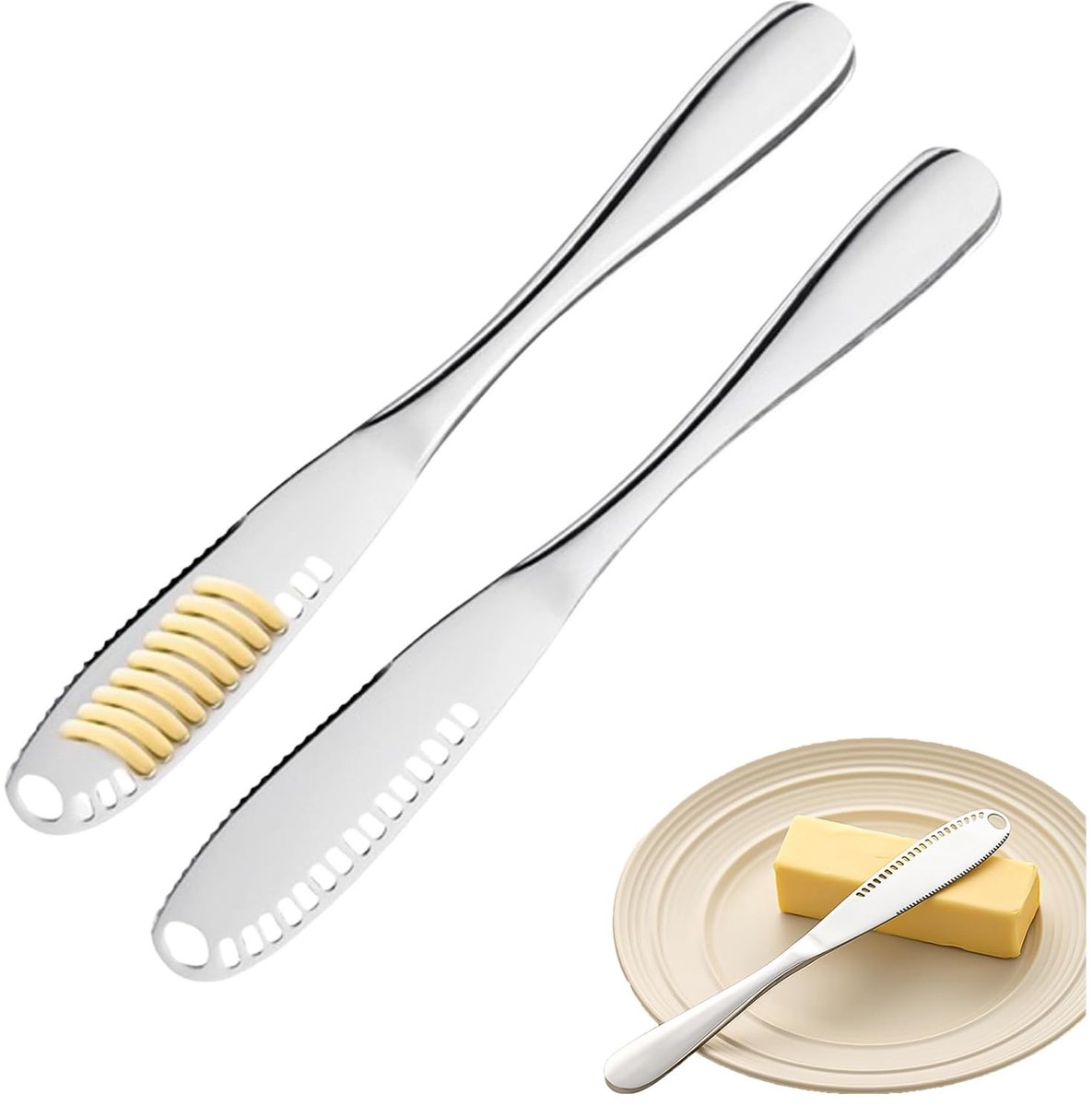 Solidchoice - Set van 2 Boter Messen