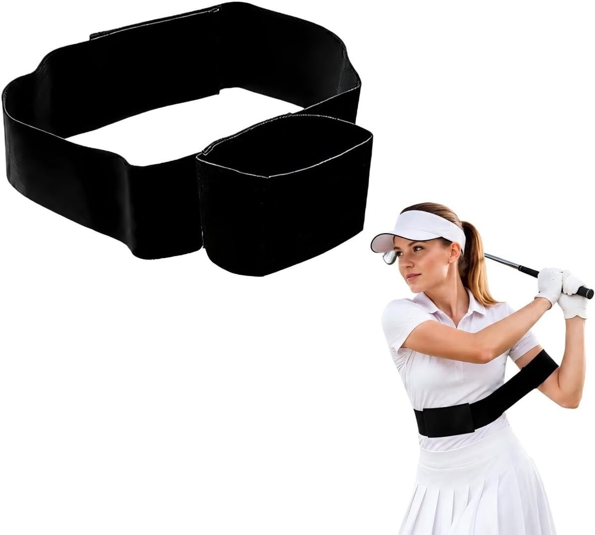 Golf Swing Trainer - Swing Sync Verbetering - Ideaal voor Beginners en Gevorderden - Indoor en Outdoor Oefeningen - ShopVlot