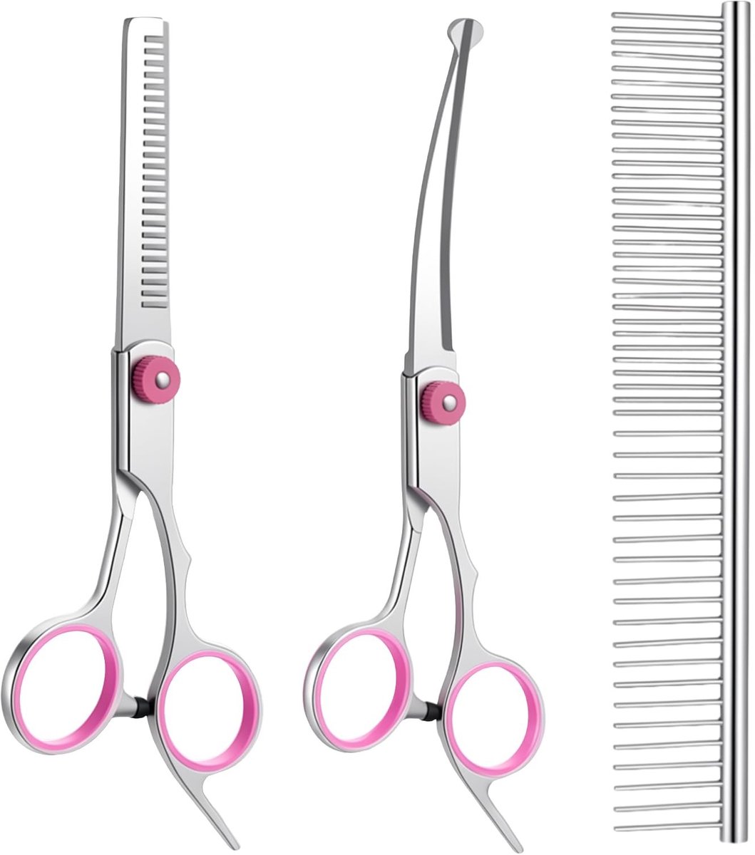 Solidchoice - Set van 3 Professionele Hondenschaars