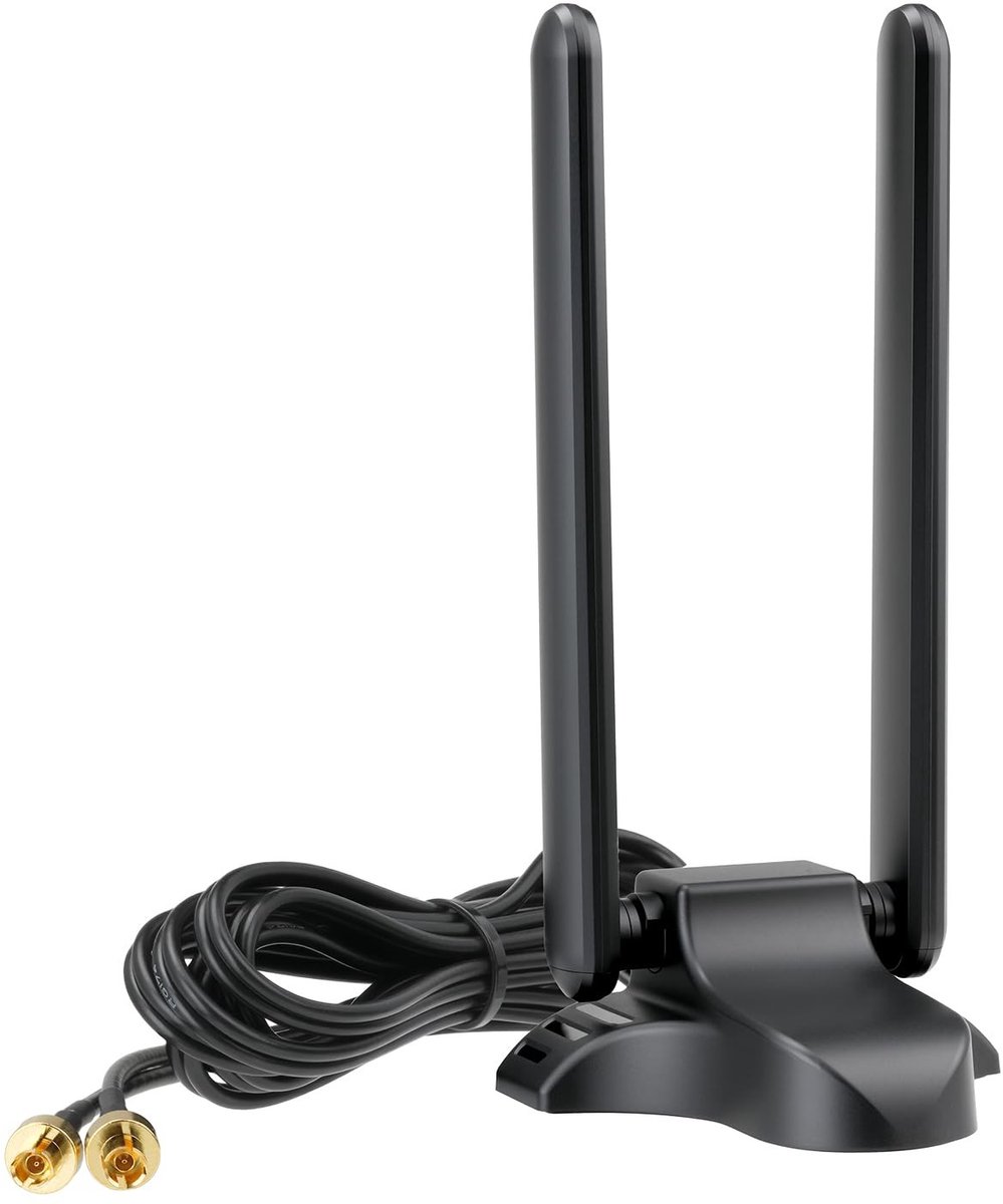 Solidchoice - WiFi 7/6E Antenne met Magnetische Basis en 2m Kabel