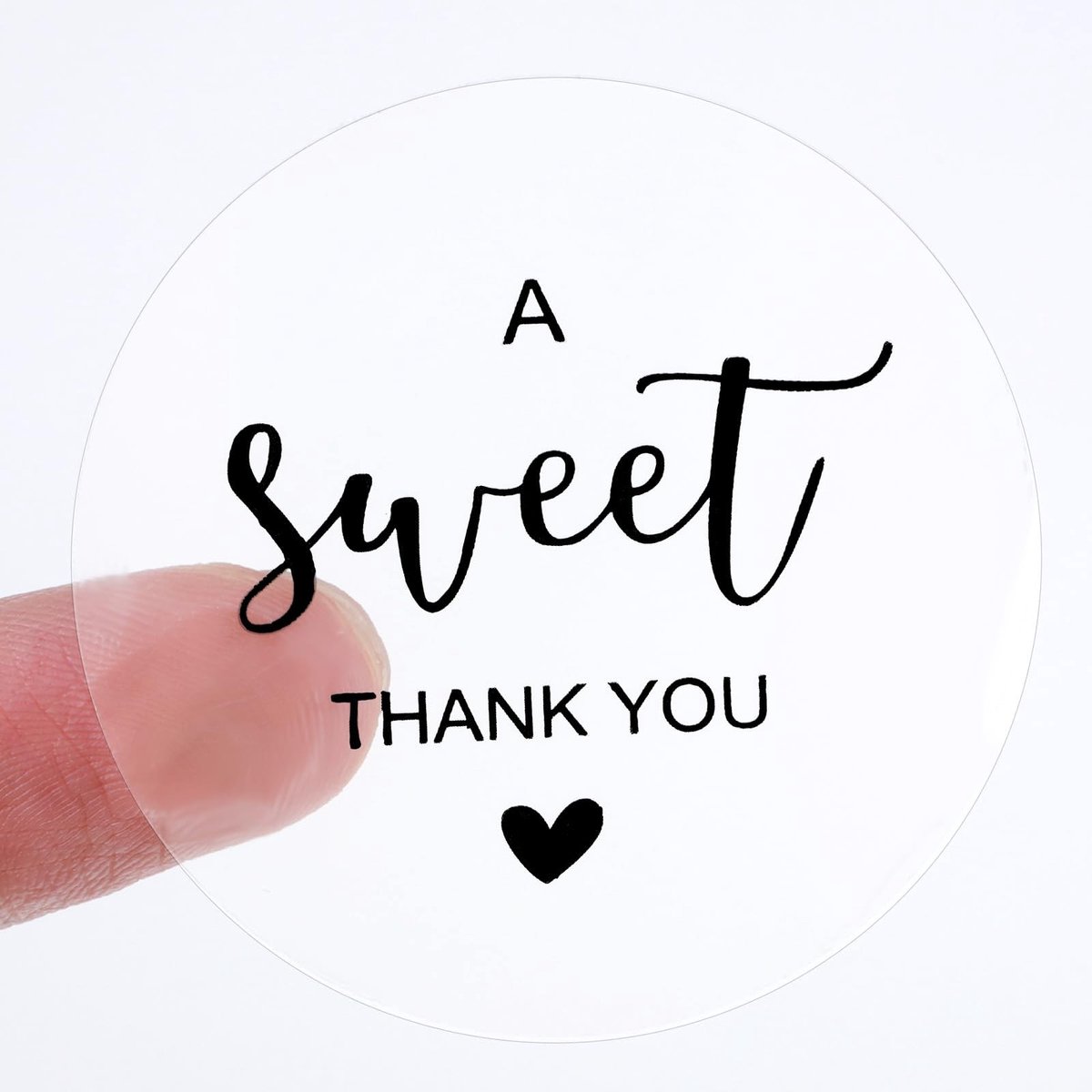 Solidchoice - 120 Stuks Bedankstickers voor Cadeaus en Verpakkingen