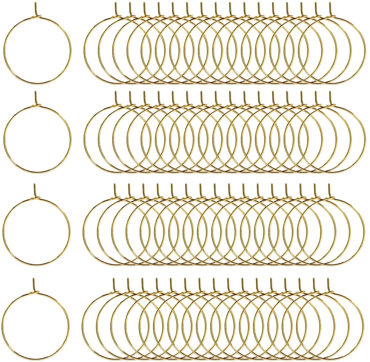 Solidchoice - Set van 200 Wijnglas Markers voor Identificatie en Decoratie