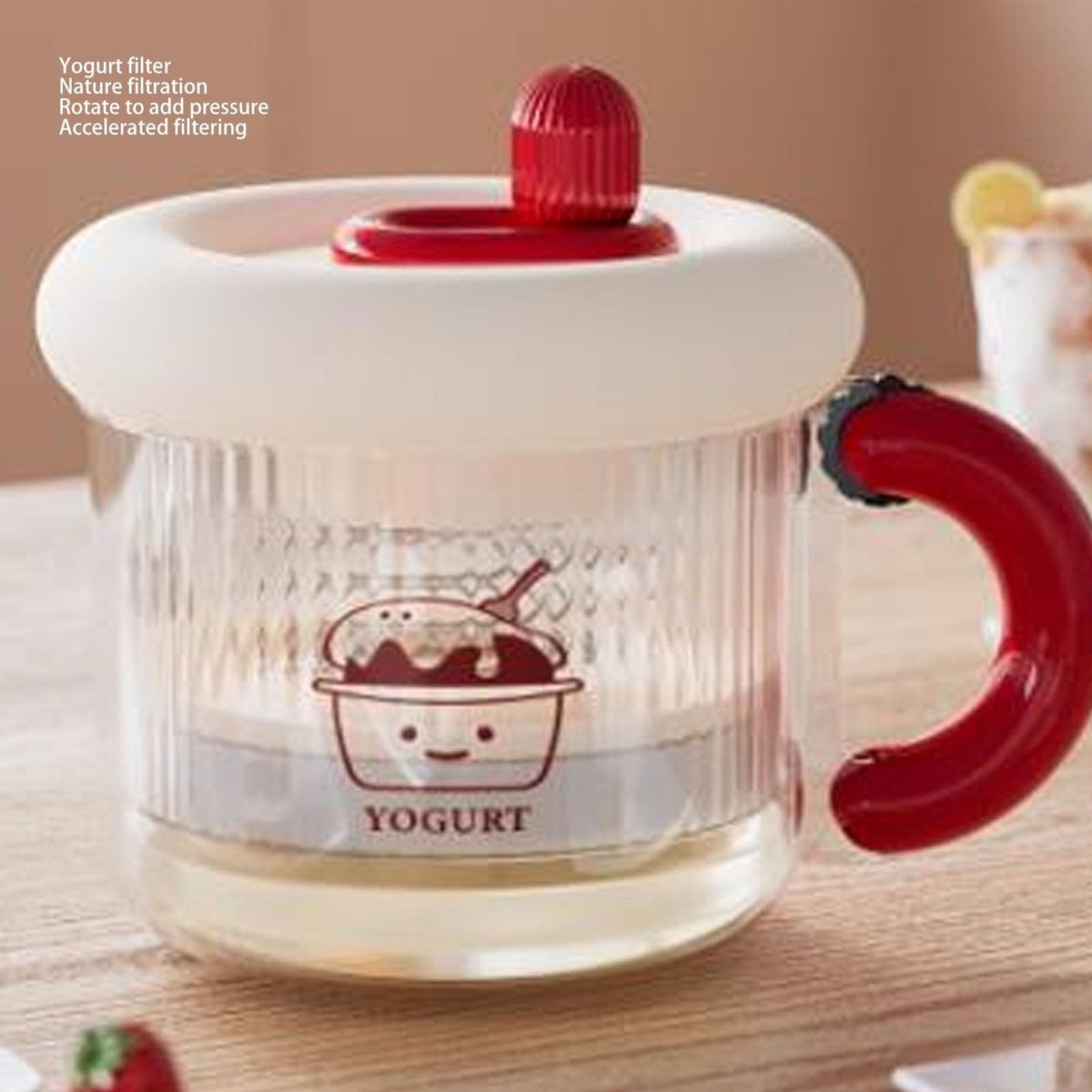 Solidchoice - Mini Griekse Yoghurtzeef met Fijnmazige Filterzak
