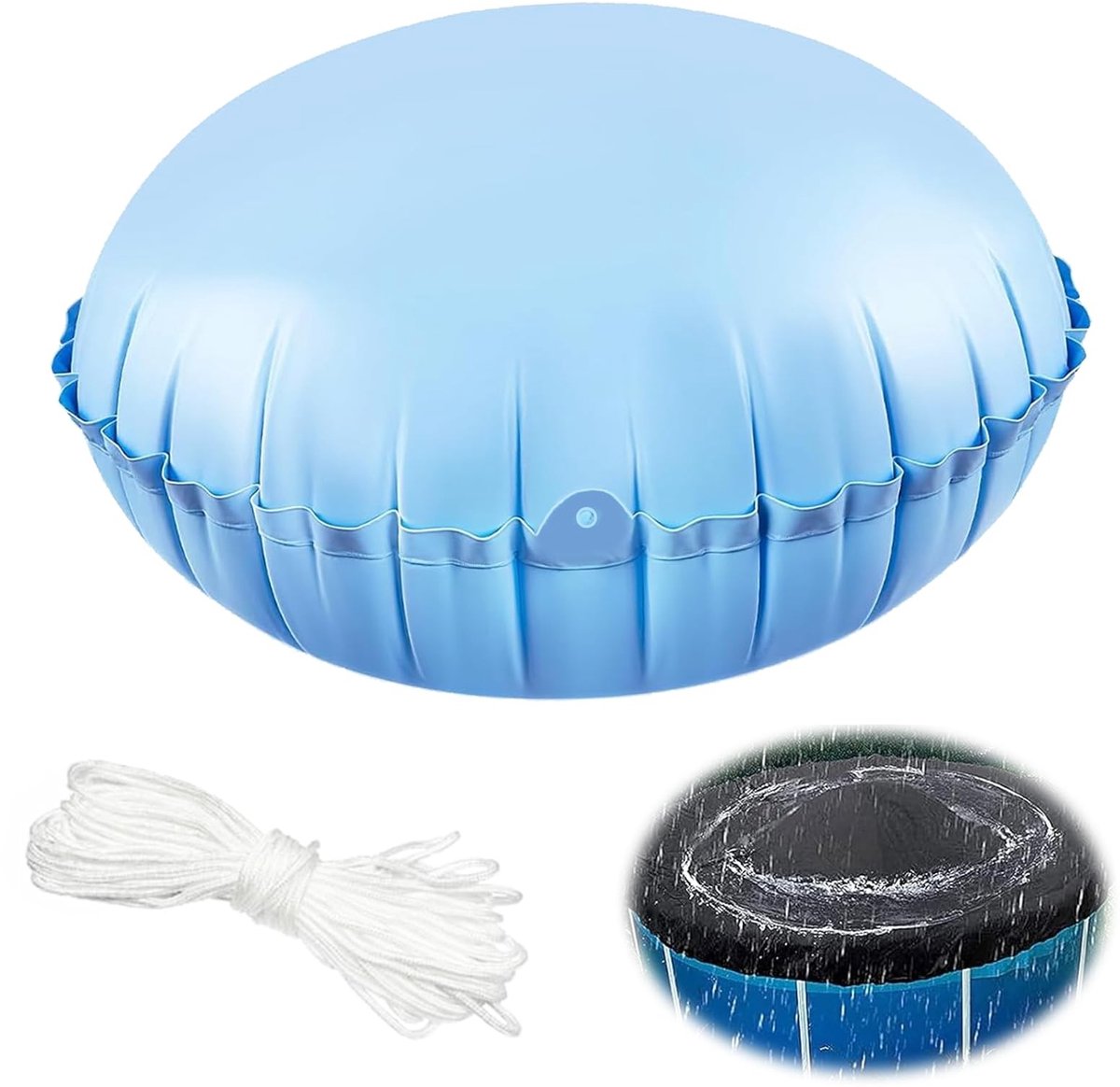 Solidchoice - Winterbestendig Zwembad Luchtkussen met 15 m Touw