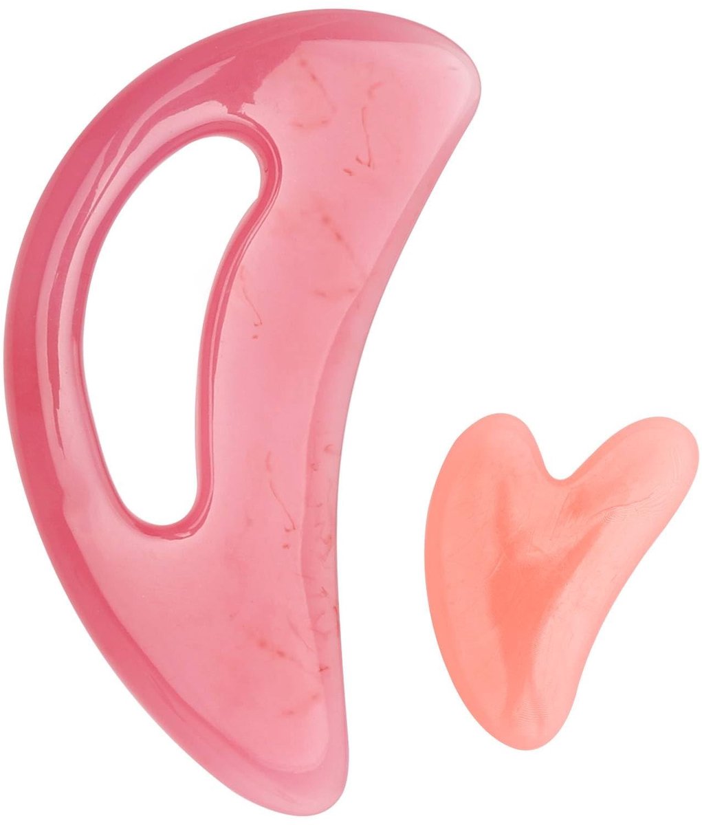 Solidchoice - Gua Sha Natuurlijke Steen Massager voor Lymfedrainage