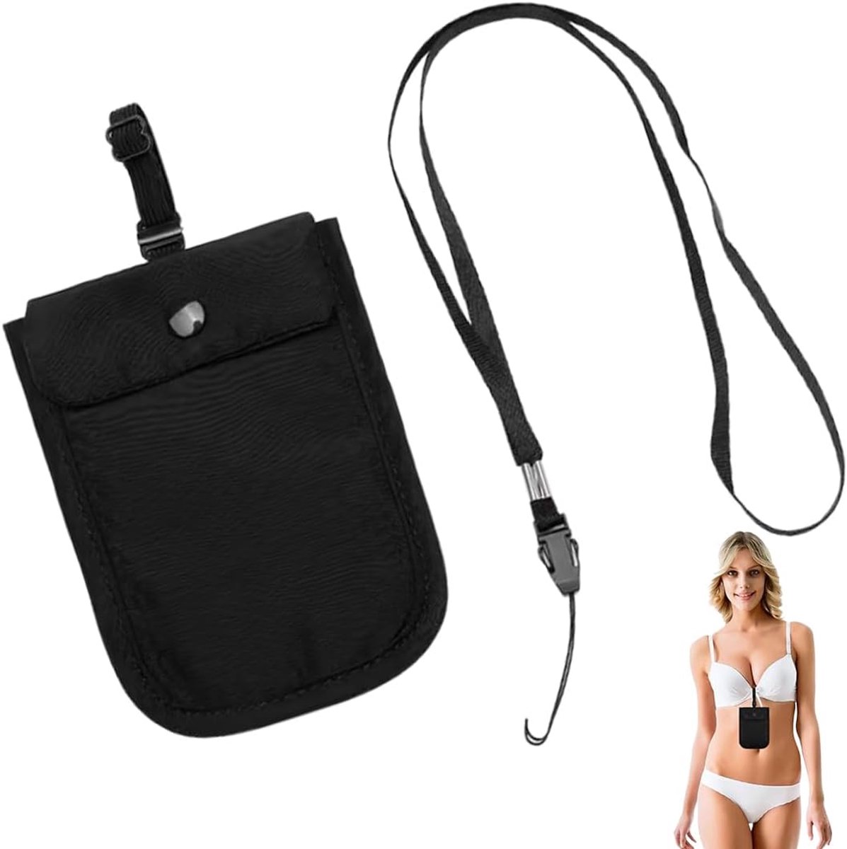 Reistas voor vrouwen - verborgen bh tas - met diefstalbescherming - ideaal voor reizen - ShopVlot