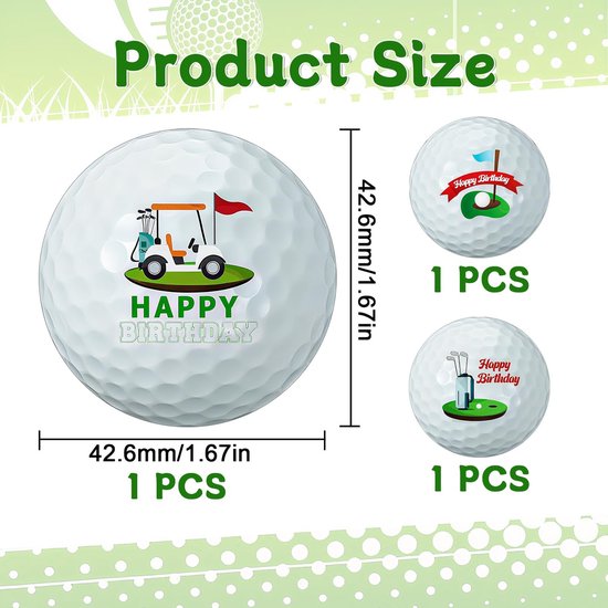 Solidchoice - Golf Cadeauset met 3 Persoonlijk Aangepaste Golfballen — afbeelding 5