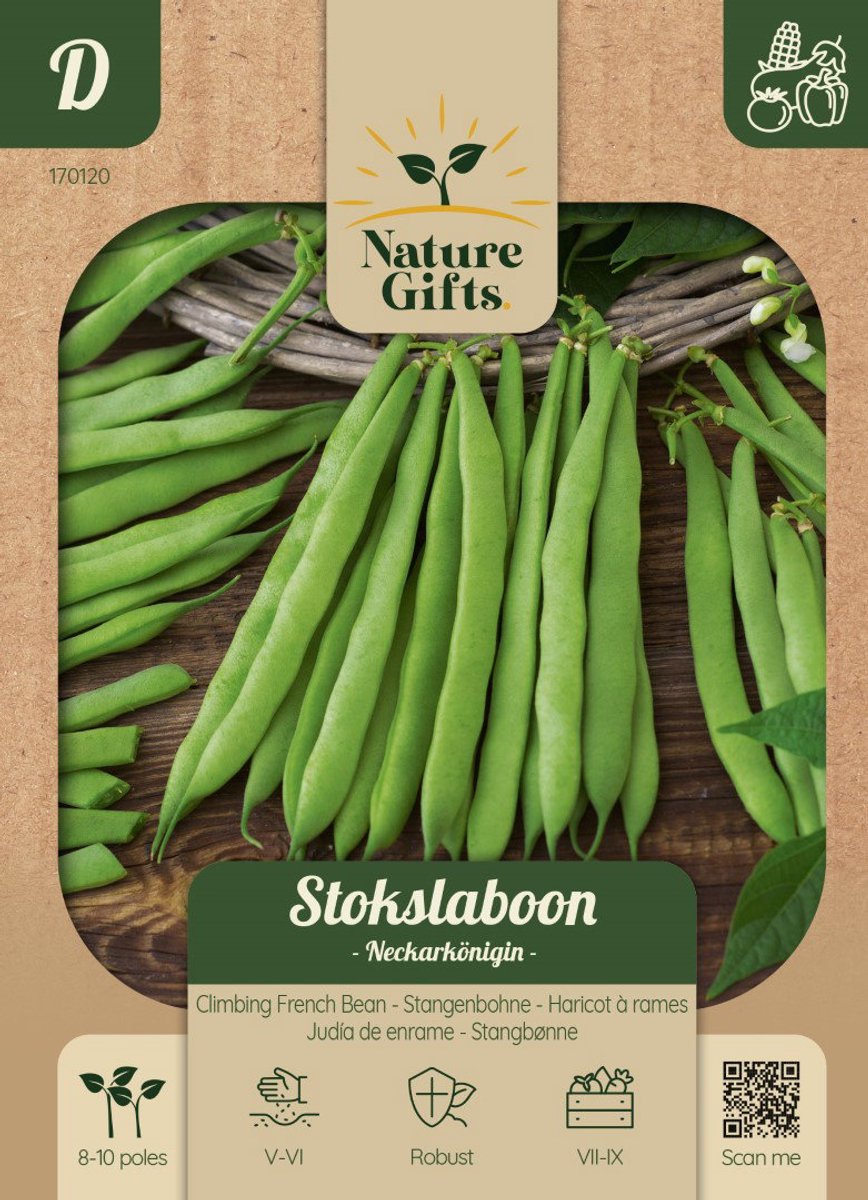 Stokslaboon Neckarkoningin groentenzaad Nature Gifts Baltus