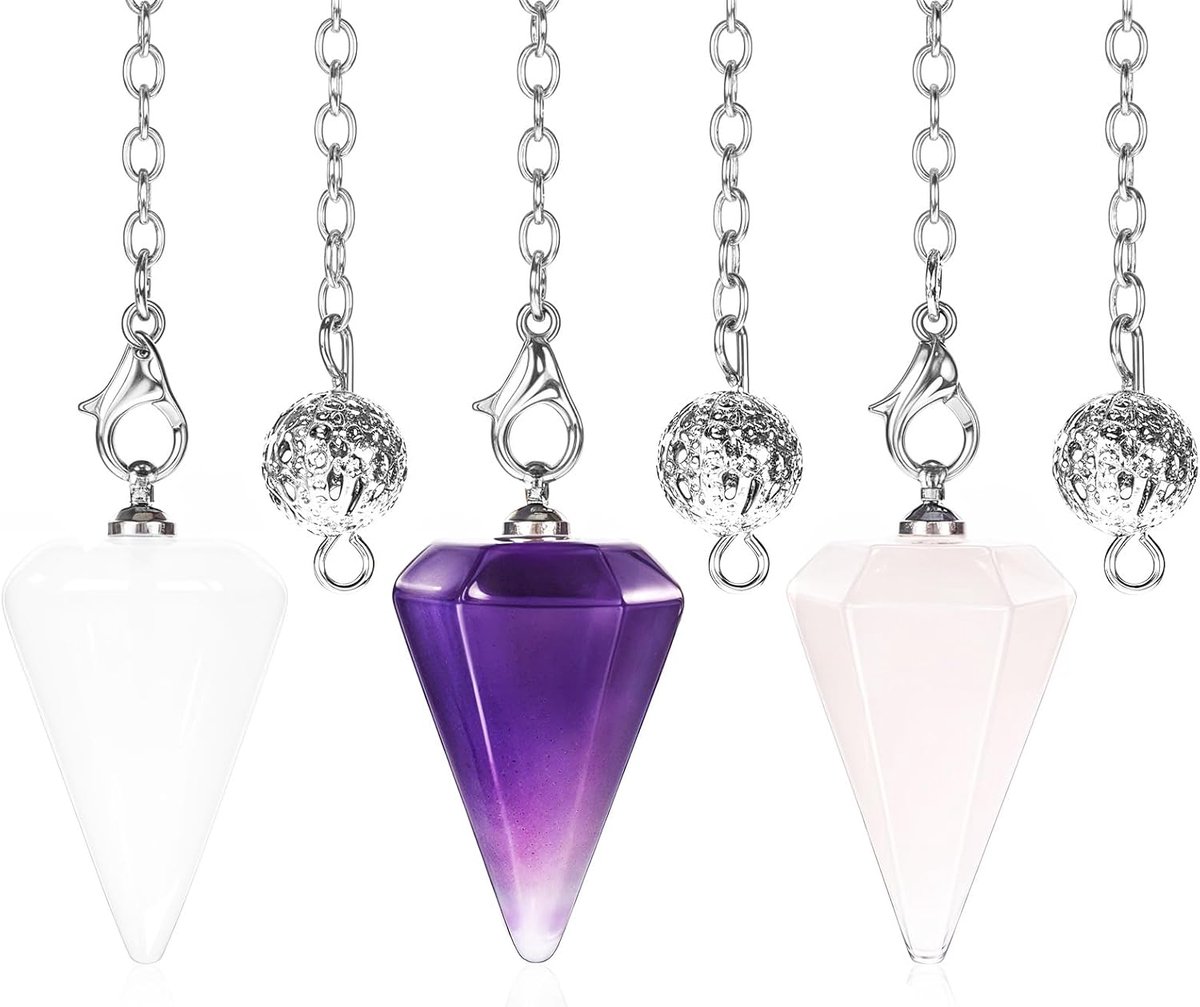 Kristallen Garland Set - 3 Stuks Natuurlijke Edelstenen - Hexagonaal Pendant - Ideaal voor Meditatie - ShopVlot