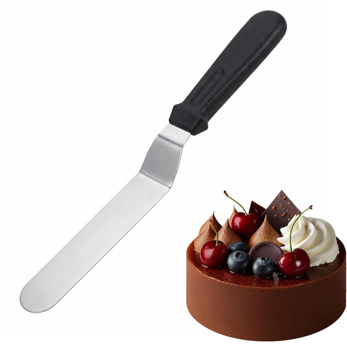 Solidchoice - RVS Icing Spatel 6 Inch voor Cake Decoratie