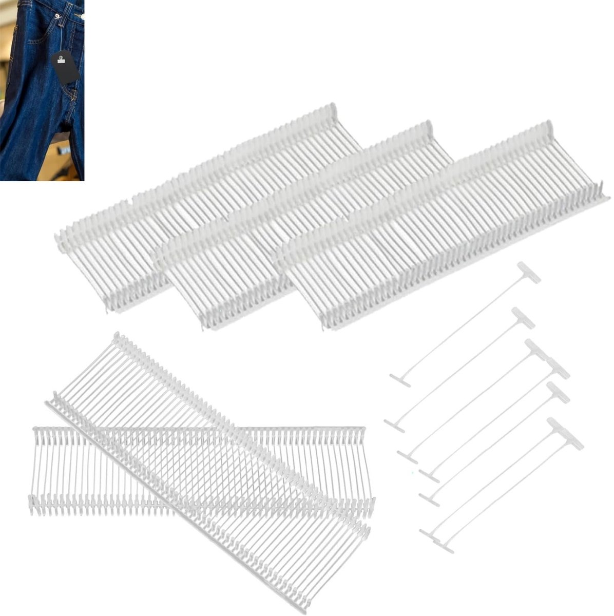 Solidchoice - 5000 Stuks Etiketteerpistool Hechtdraden voor Kleding