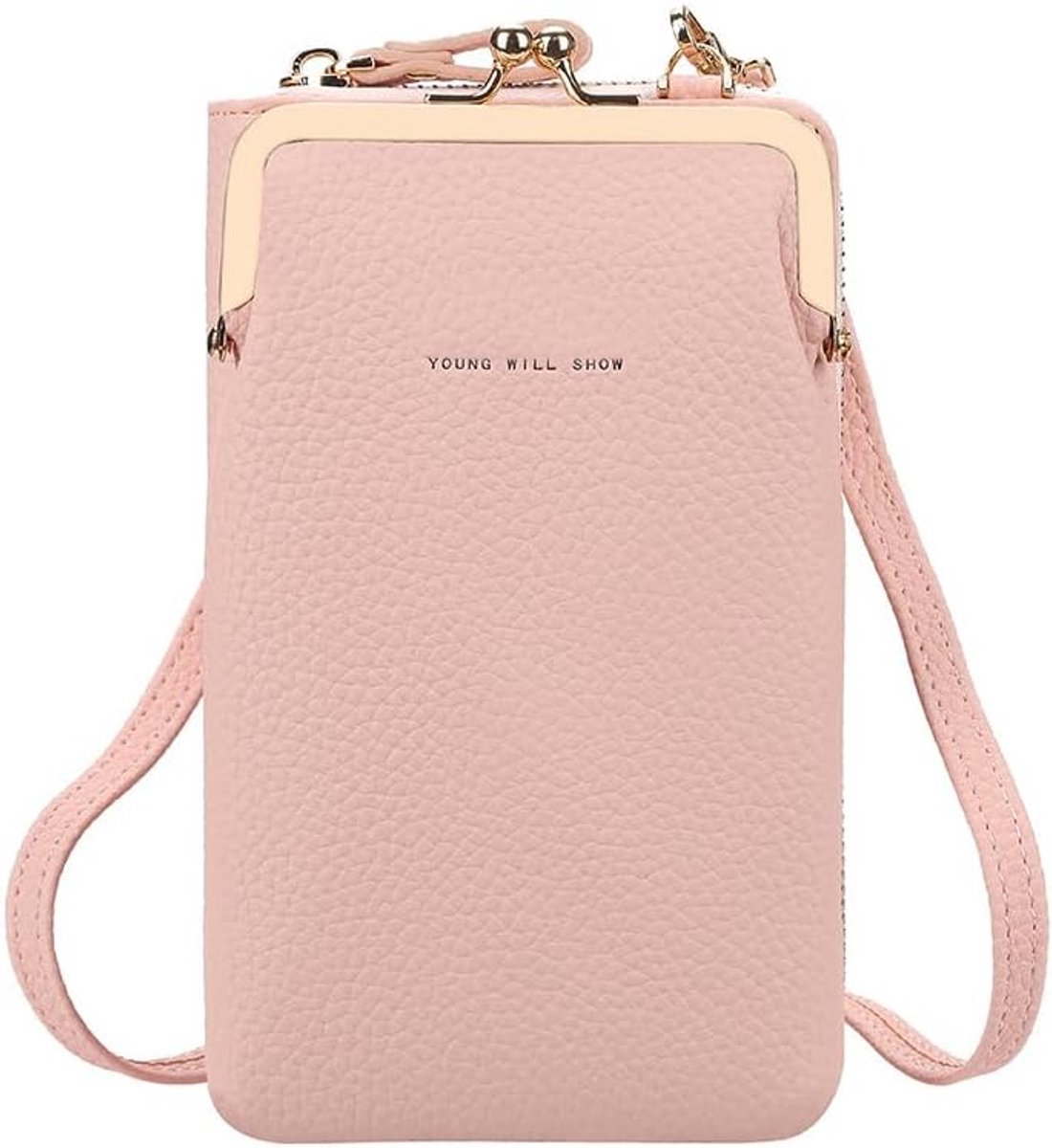 Schoudertas dames - leren mobiel - RFID-bescherming - multifunctionele tas met vakken - ShopVlot