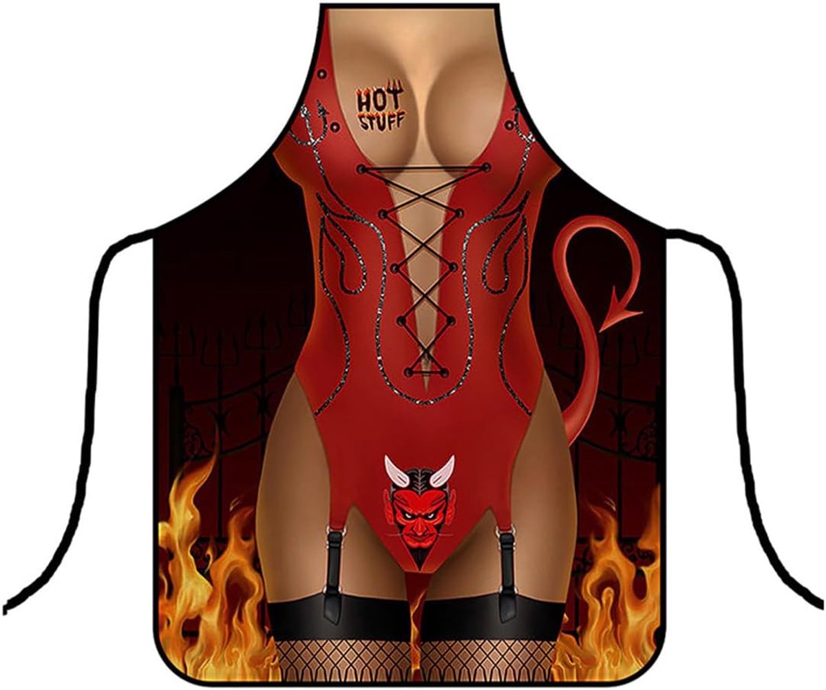 Kookschort voor Vrouwen - Grappig Design - Hoogwaardige Polyester - Ideaal voor BBQ en Feesten - ShopVlot