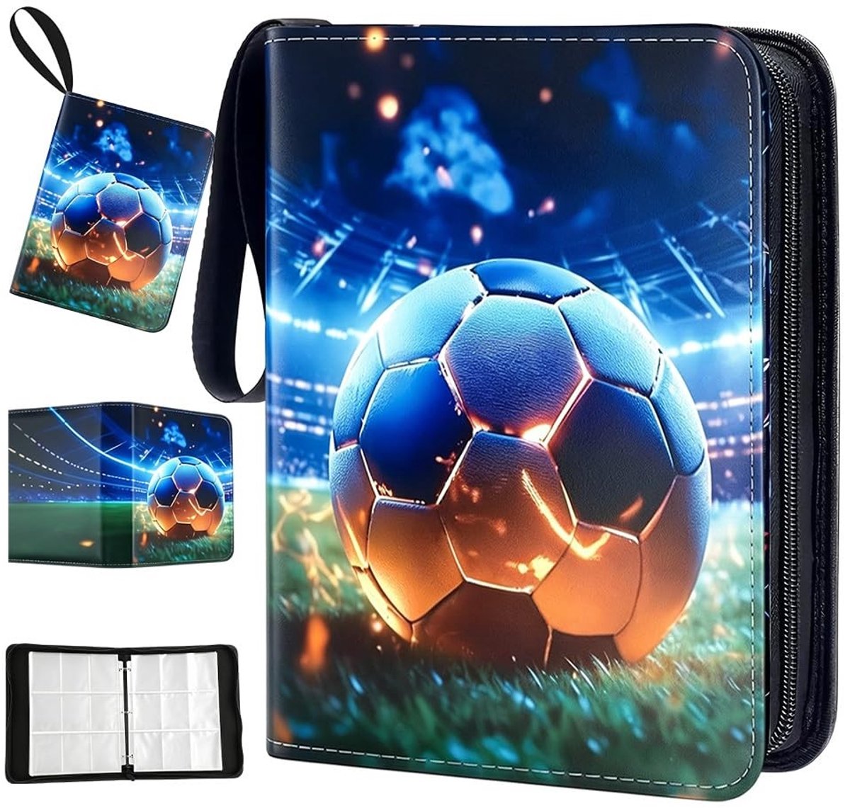 Solidchoice - Voetbalkaarten Verzamelalbum met 50 Pagina's