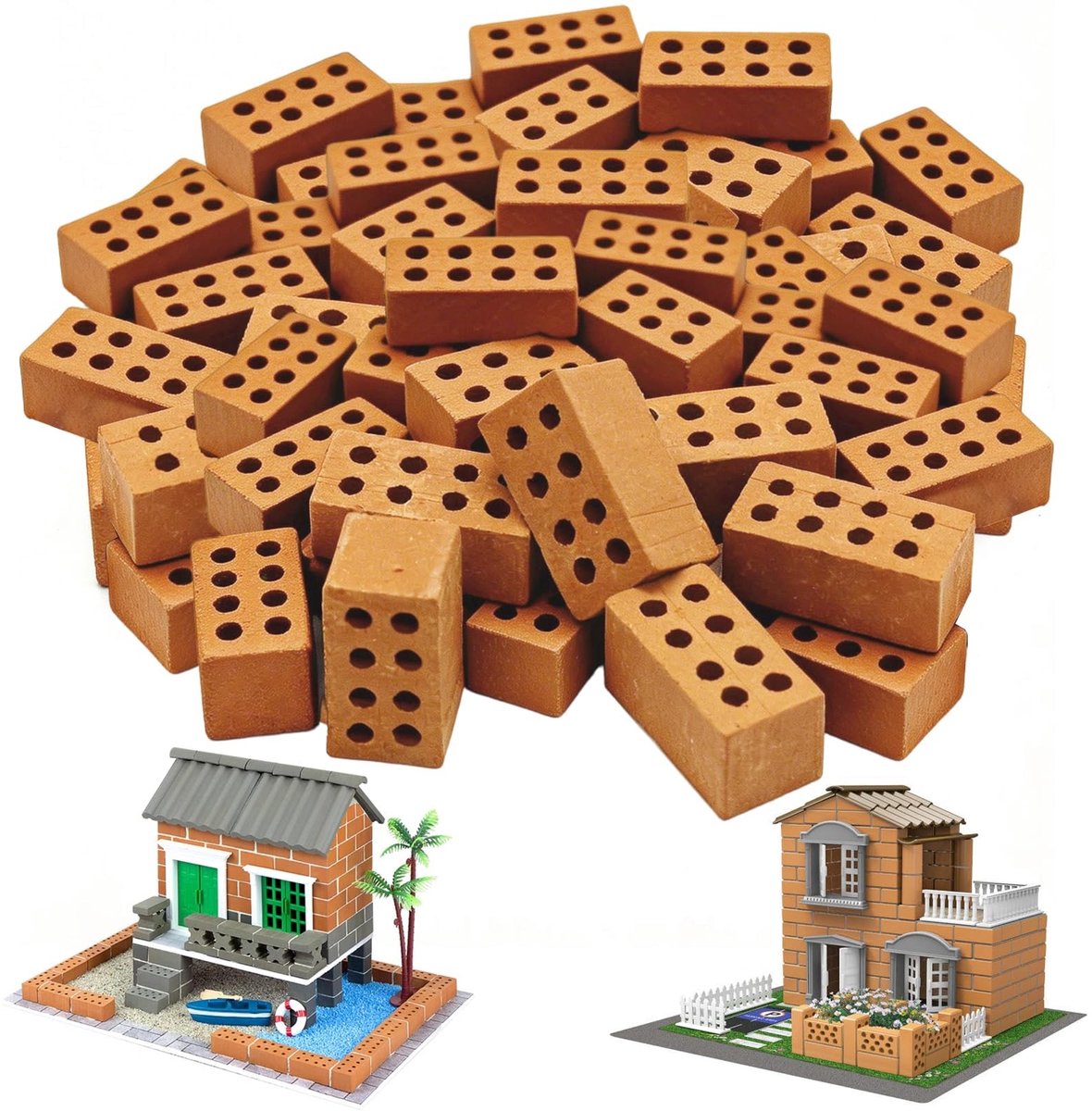Solidchoice - Set van 120 Miniatuurstenen voor Modelbouw