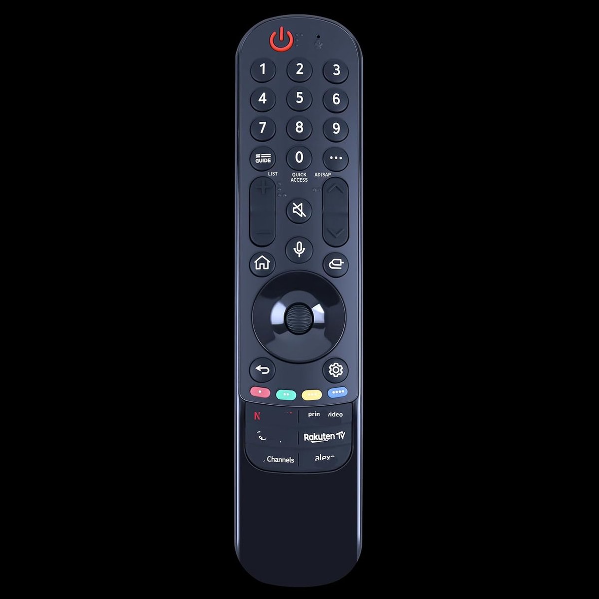 Vervangende afstandsbediening geschikt voor LG AN-MR24GA - MR24GA - AKB76045003 - Geen spraakfunctie - ShopVlot