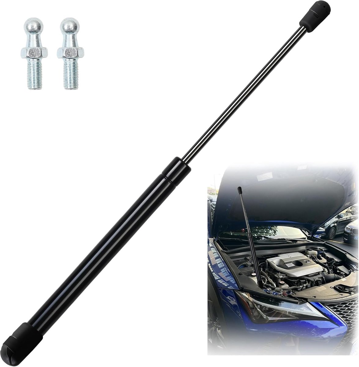 Strut Springs, For T5 Transporter, C-aravelle 2003-2015, Bonnet Lift Support Gas Spring Replacement Bonnet Gas Springs - ShopVlot