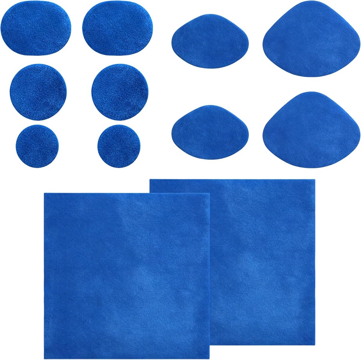 Schoenreparatieset, 12 stuks zelfklevende sneakerpatches, 6 x schoenpunt stickers + 4 x hielkussens + 2 x op maat te - ShopVlot