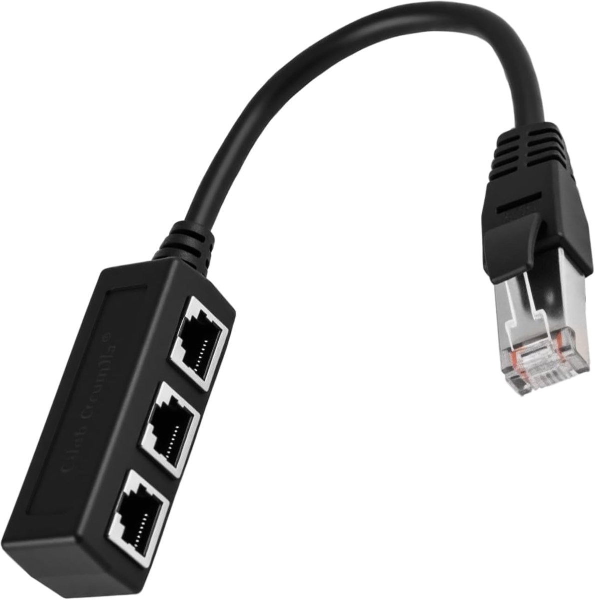 Ethernet Splitter, 1 Plug to 3 Ports, Triple Network Plug, RJ45 Duplicator, RJ45 Plug, Compatible with Cat5/5e/6/7 - ShopVlot