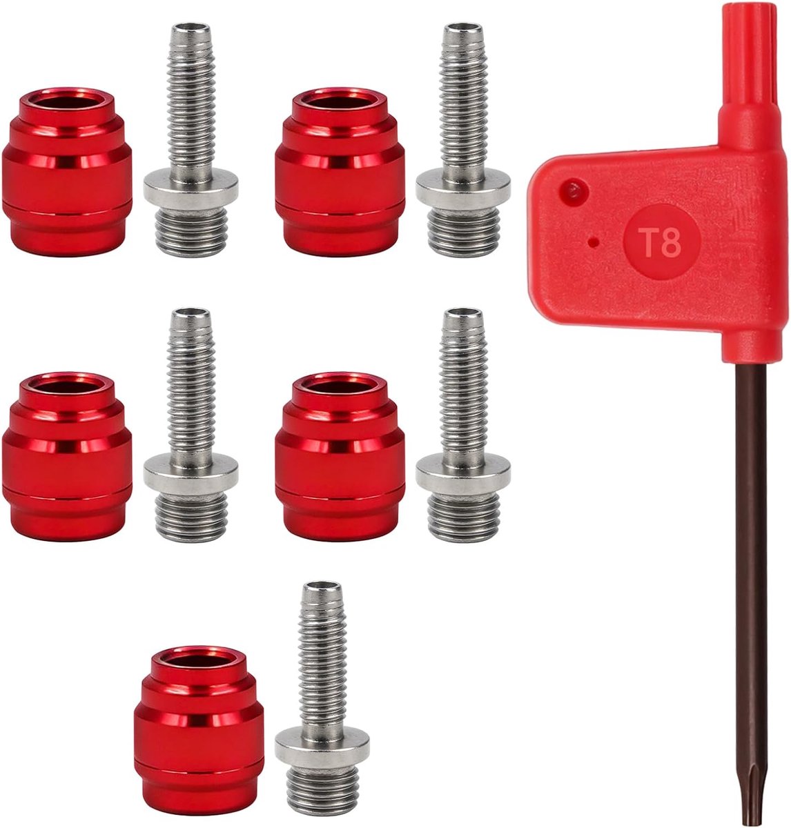 5 sets schijfrem olijf inzetstuk, olijf en pin snelkoppeling voor oliepijp fiets hydraulische schijfrem olijven en - ShopVlot