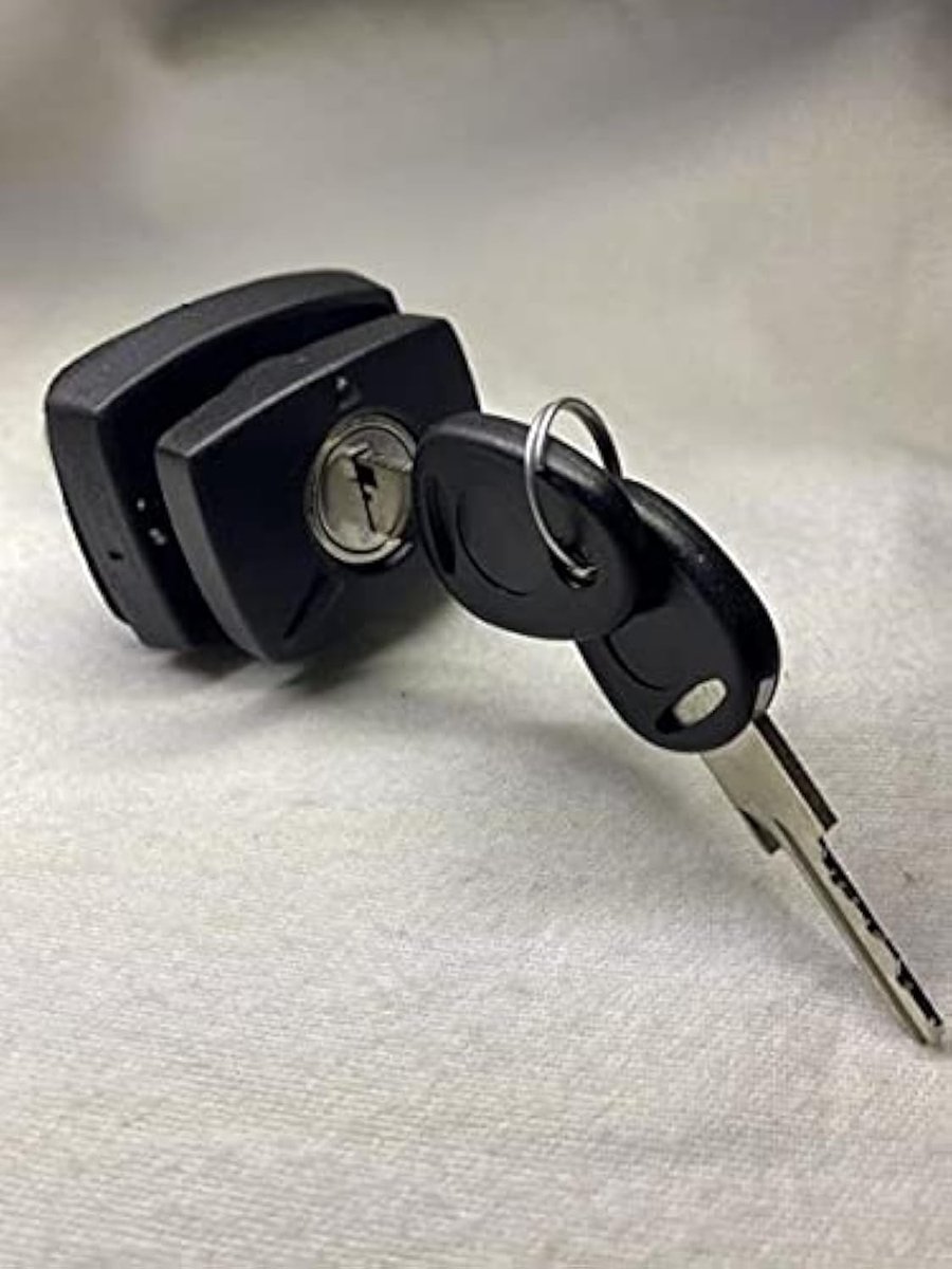 FAP Door lock with door lock, black, with cylinder and key - ShopVlot