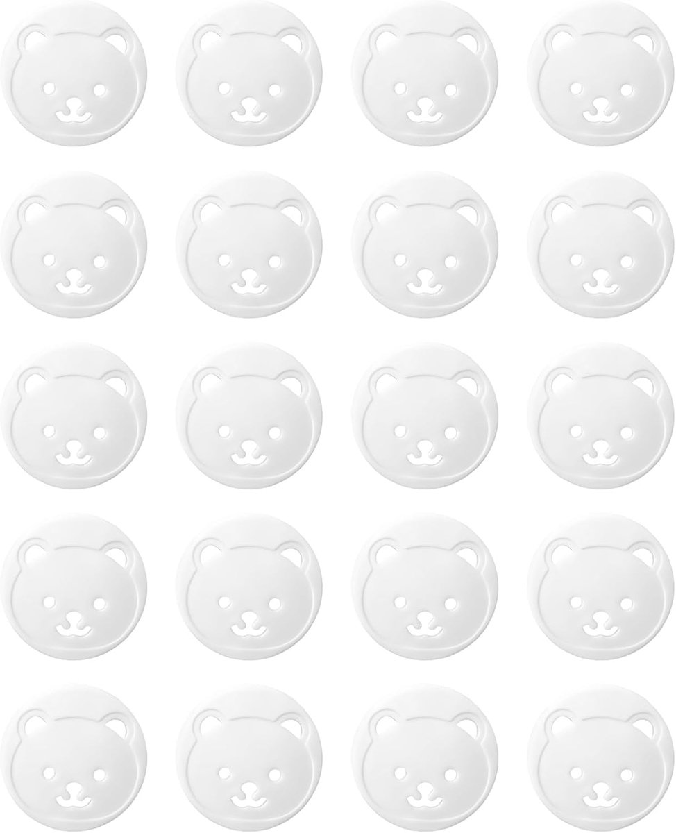 Pack of 20 Sockets, Child Safety, Socket Cover, Socket Protection, Socket Cover - ShopVlot