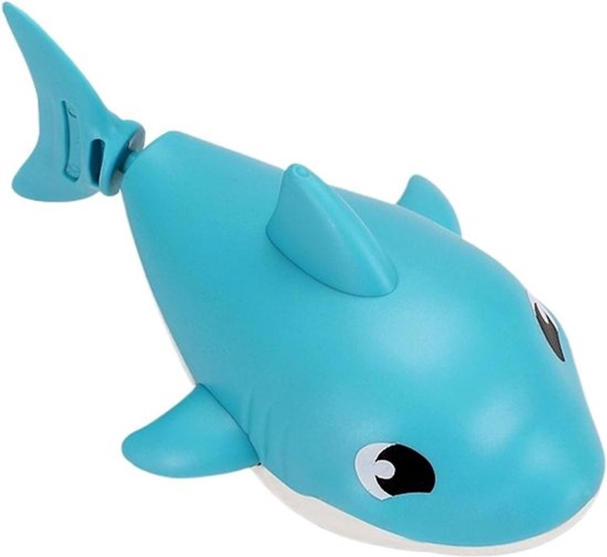 Badspeelgoed Opwindbaar - Draaiend Watertje - Badplezier Bevorderen - Stevig ABS Materiaal - 11 x 65 x 6 cm - Blauw