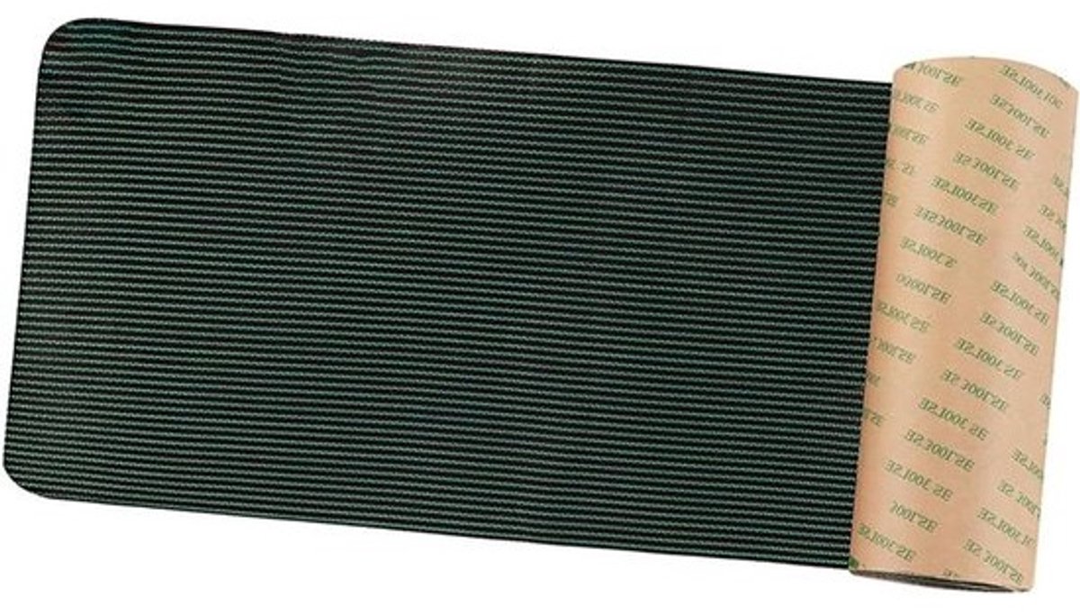 Reparatiepatches Zwembad - Reparatieset Zwembadafdekking - Zwembad Onderhoud - Zelfklevend Sterk - 20 x 200 cm - Zwart