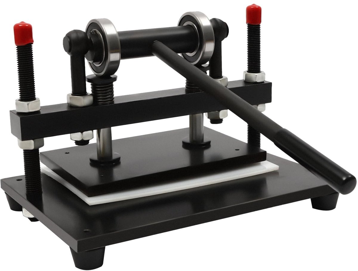 Handmatige Stansmachine - Geschikt voor Leer en Stoffen - 26 x 16 cm