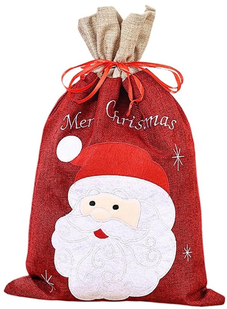Kerstcadeauzakjes - Jute - Herbruikbaar