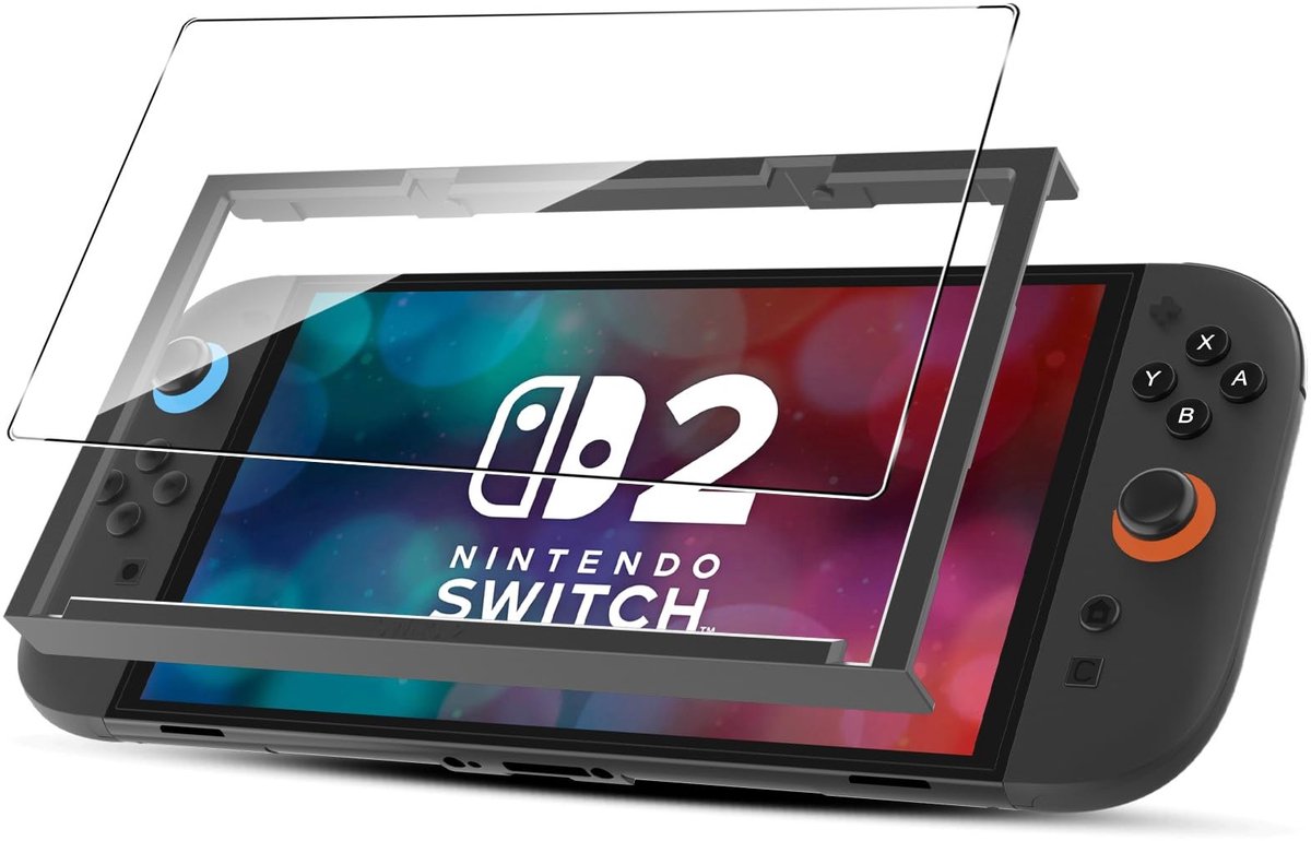 Tempered Glass Film voor Nintendo Switch 2 - 9H Hardheid